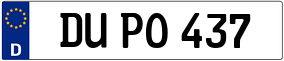 Truck License Plate
